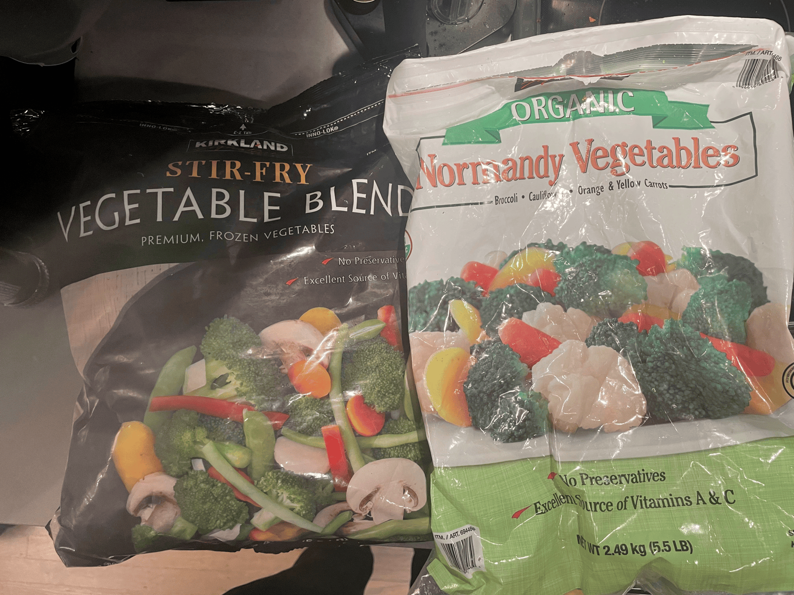 Fresh vegetables for cooking